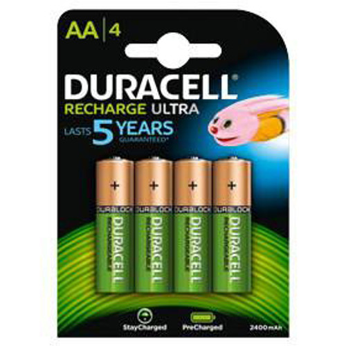 Duracell AA 5 x Longer Charge (2500MAH) - Blister-4 - Each Duracell AA 5 x Longer Charge (2500MAH) - Blister-4 - Each