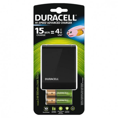 Duracell charger CEF 27 (Incl 2AA & 2AAA) 1300MAH - DUR0016 - Each Duracell charger CEF 27 (Incl 2AA & 2AAA) 1300MAH - DUR0016 - Each