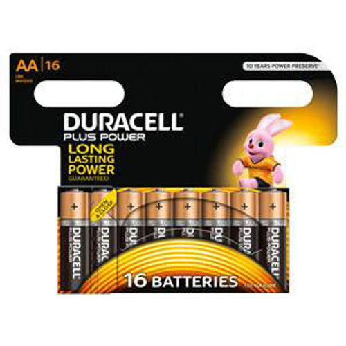 Duracell Power Plus AA - (DUR0049) - Blister 16 - Each Duracell Power Plus AA - (DUR0049) - Blister 16 - Each