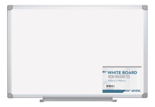 SDS Non Magnetic Whiteboard 600 x 900mm - Each SDS Non Magnetic Whiteboard 600 x 900mm - Each