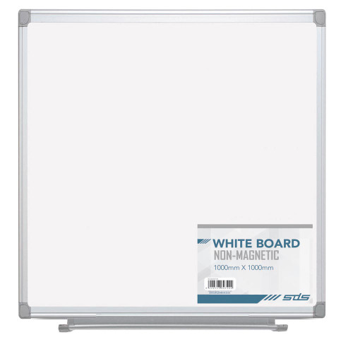 SDS Non Magnetic Whiteboard 1000 x 1000mm SDS Non Magnetic Whiteboard 1000 x 1000mm