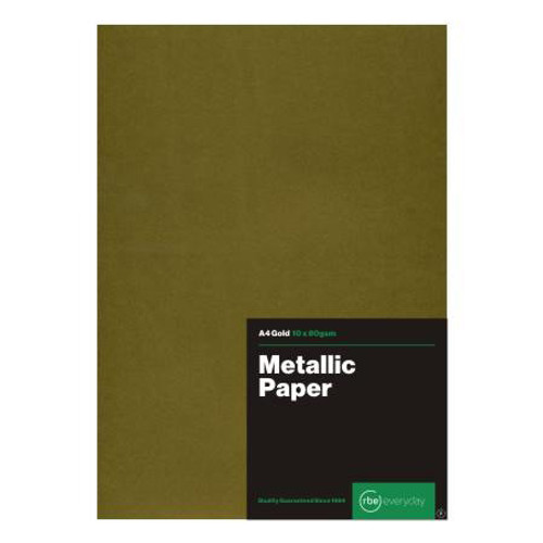 RBE A4 Metallic Board Gold