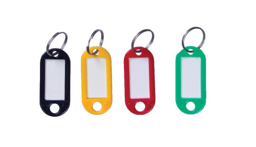 Treeline Plastic Key Rings - Asst. Colours Treeline Plastic Key Rings - Asst. Colours
