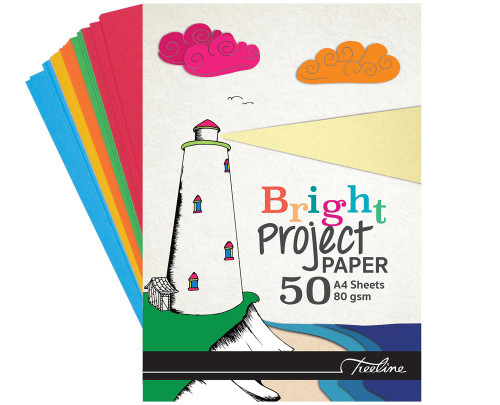 Treeline A4 80 GSM Bright Paper 50 Sheet Pad