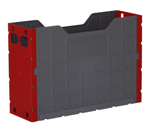 SFS A4 Solid Container-Grey Sides and Bottom - Red Ends - Pkt-15 SFS A4 Solid Container-Grey Sides and Bottom - Red Ends - Pkt-15