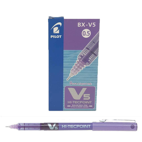 Pilot BX-V5 HI-TECH POINT X-FINE R/BALL VIOLET