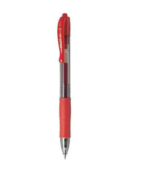 Pilot BL-G2-5 Extra Fine RED GEL RETRACT B/PEN Pilot BL-G2-5 Extra Fine RED GEL RETRACT B/PEN