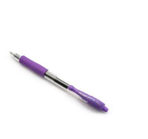 Pilot BL-G2-5 Extra Fine VIOLET GEL RETRACT B/PEN - Box-12 Pilot BL-G2-5 Extra Fine VIOLET GEL RETRACT B/PEN - Box-12