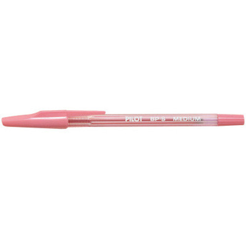 Pilot BP-S-M MEDIUM PINK S/STEEL POINT B/PEN Pilot BP-S-M MEDIUM PINK S/STEEL POINT B/PEN