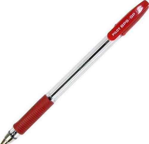 Pilot BPS-GP-F FINE RED RUB GRIP B/PEN