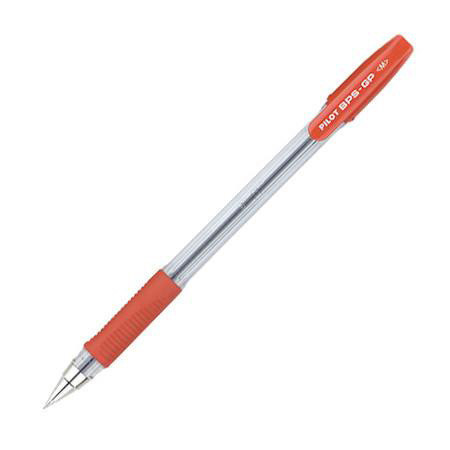 Pilot BPS-GP MEDIUM RED RUB/GRIP B/PEN