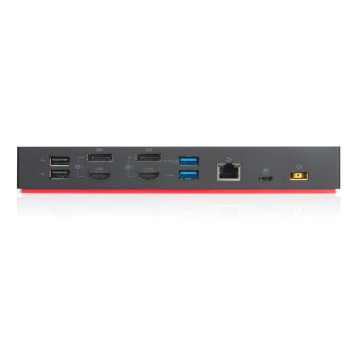 Lenovo ThinkPad Hybrid USB-C with USB-A Dock, Wired, USB 3.2 Gen 2 (3.1 Gen 2) Type-C, 3.5 mm, 10,100,1000 Mbit/s, Black, Lenovo Lenovo ThinkPad Hybrid USB-C with USB-A Dock, Wired, USB 3.2 Gen 2 (3.1 Gen 2) Type-C, 3.5 mm, 10,100,1000 Mbit/s, Black, Lenovo