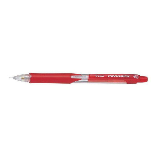 Pilot Progrex mechanical pencil H125 - 0.5mm Red - Box-12 Pilot Progrex mechanical pencil H125 - 0.5mm Red - Box-12