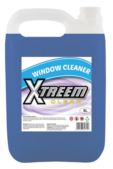 Xtreem Clean Window Cleaner 5L - Each Xtreem Clean Window Cleaner 5L - Each