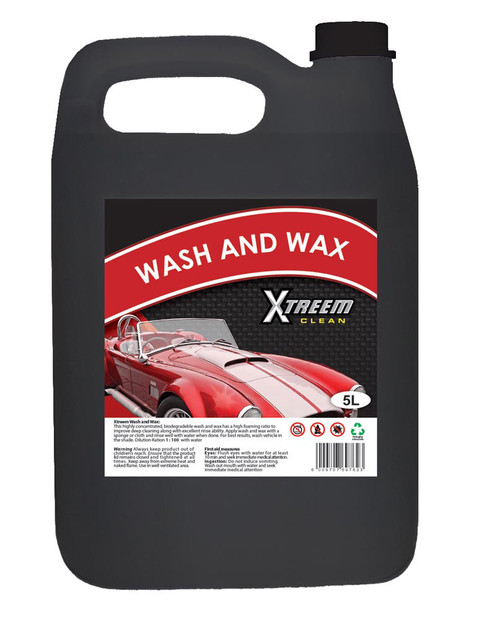 Xtreem Wash And Wax 5 Litre