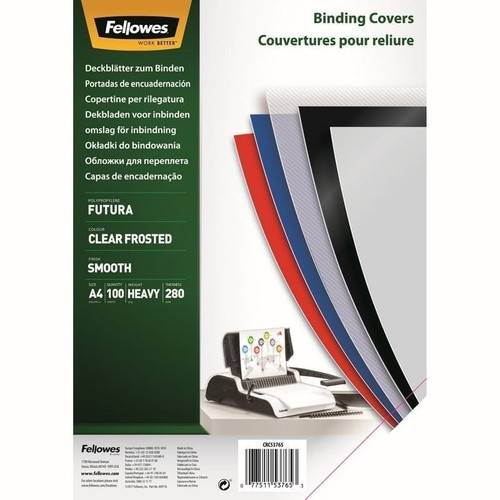 PP Cover A4 Clear Frosted 180 MIC 100pk