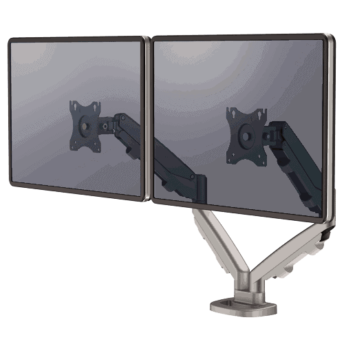 Holds 39″ monitors weighing up to 8kg each. Holds 39″ monitors weighing up to 8kg each.