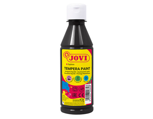JOVI Tempera Poster Paint 250 ml - Black-JOV50230