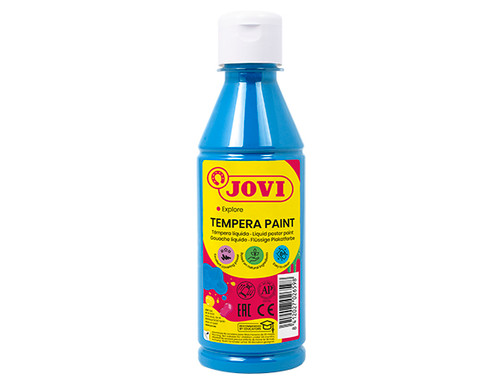 JOVI Tempera Poster Paint 250 ml - Cyan blue-JOV50221