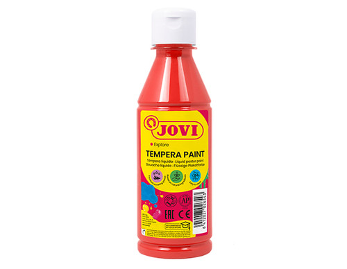 JOVI Tempera Poster Paint 250 ml - Red-JOV50207