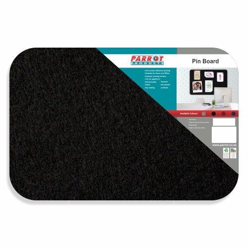 Adhesive Pin Board (No Frame - 450*300mm - Black) - BD0315B Adhesive Pin Board (No Frame - 450*300mm - Black) - BD0315B