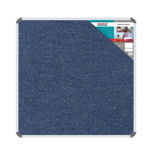 Bulletin Board Ribbed Aluminium Frame (900x900mm - Denim) - BD0628C Bulletin Board Ribbed Aluminium Frame (900x900mm - Denim) - BD0628C