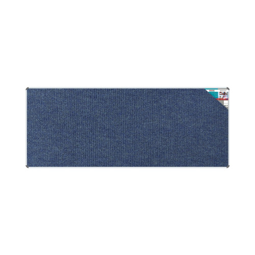 Bulletin Board Ribbed Aluminium Frame (3000x1200mm - Denim) Bulletin Board Ribbed Aluminium Frame (3000x1200mm - Denim)