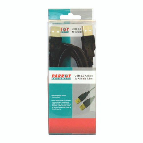 USB 2.0 (A Male to A Male) Cable (1.8 Meters) USB 2.0 (A Male to A Male) Cable (1.8 Meters)