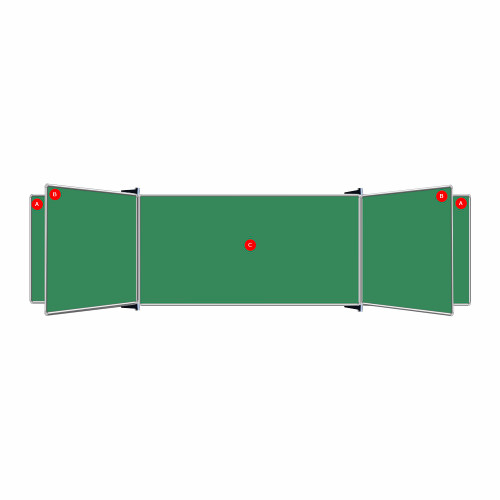 Educational Board Non-Magnetic Chalkboard (1820*1220 - Centre Panel - Option C) - ED9068 Educational Board Non-Magnetic Chalkboard (1820*1220 - Centre Panel - Option C) - ED9068