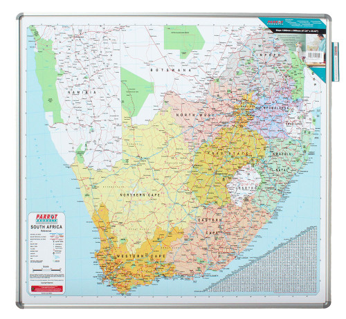 Map Board - South Africa (1230*1230mm - Magnetic White) - GB2052 Map Board - South Africa (1230*1230mm - Magnetic White) - GB2052