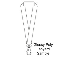 Sample-Lanyard Single Side Sub with LobsterRing - GSR - Sample-LAN003