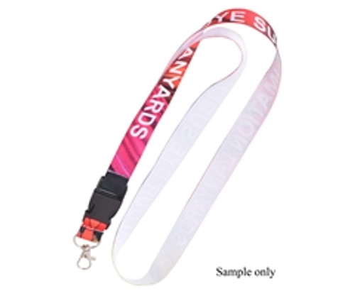 Sample-Lanyard Single Side Sub Buckle&LobsterRing - GSR -Sample-LAN004 Sample-Lanyard Single Side Sub Buckle&LobsterRing - GSR -Sample-LAN004