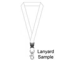 Sample-Lanyard Double Side Sub Buckle&LobsterRing - GSR - Sample-LAN006