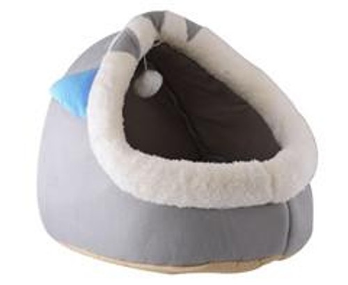 Office Gear Cat Plush Bed - Blue Ears - GSR -P2582F  Office Gear Cat Plush Bed - Blue Ears - GSR -P2582F