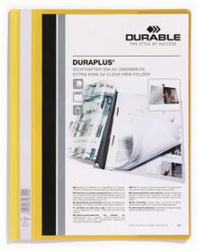 DURABLE DURAPLUS® PRESENTATION FOLDER PACK OF 25 YELLOW - 257904-KOL 
