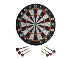 Flocked Pro Dart Board - GSR - P2668