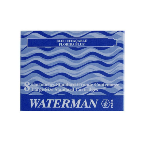 WATERMAN Fountain Pen Ink Cartridge - Blue-NS0110860