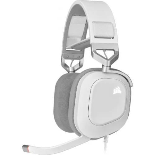Corsair HS80 RGB USB Premium Gaming Headset with 7.1 Surround Sound; White. Corsair HS80 RGB USB Premium Gaming Headset with 7.1 Surround Sound; White.