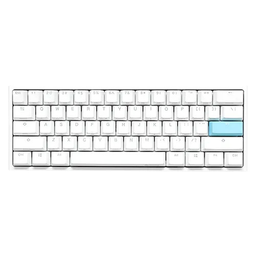 Ducky Keyboard One 2 Pro 60% -White- Cherry Silent Red. 
