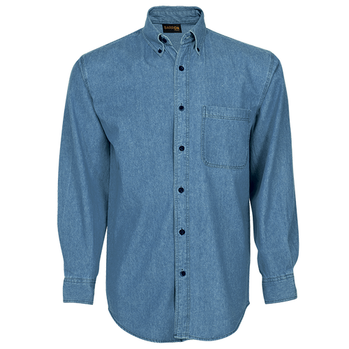 Denim Shirt Long Sleeve Mens
