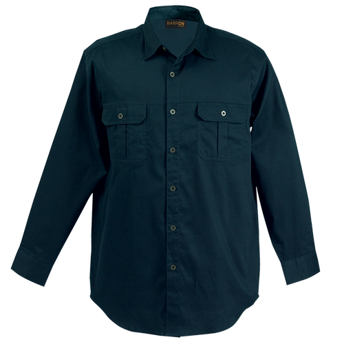 Bush Shirt Long Sleeve Mens