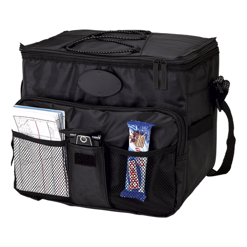 18 Can Cooler with 2 Front Mesh Pockets 18 Can Cooler with 2 Front Mesh Pockets