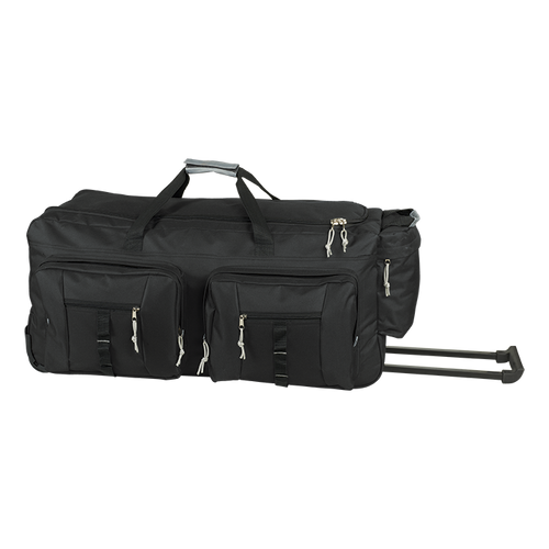 Dual Front Pocket Rolling Travel Duffel