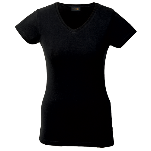170g Slim Fit V-Neck T-Shirt Ladies 170g Slim Fit V-Neck T-Shirt Ladies
