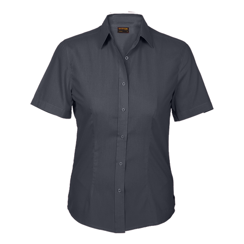 Basic Poly Cotton Blouse Short Sleeve Ladies Basic Poly Cotton Blouse Short Sleeve Ladies