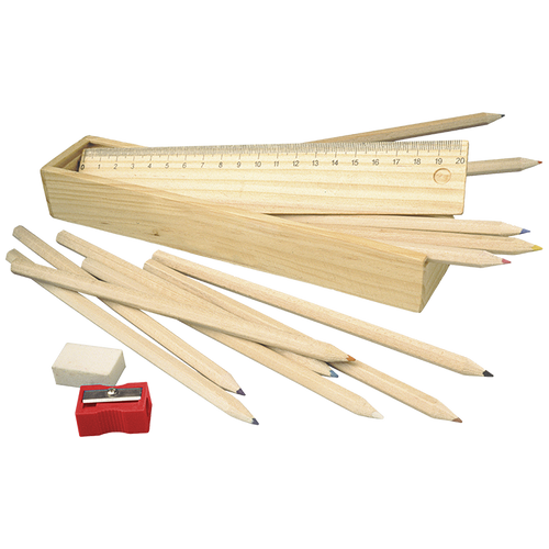 Stationery Set in Wooden Box