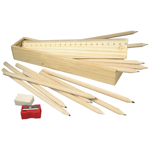 Stationery Set in Wooden Box