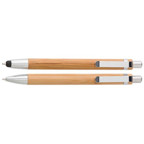 Bamboo Pen and Clutch Pencil Set