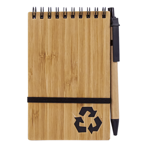 Bamboo Notebook With Pen