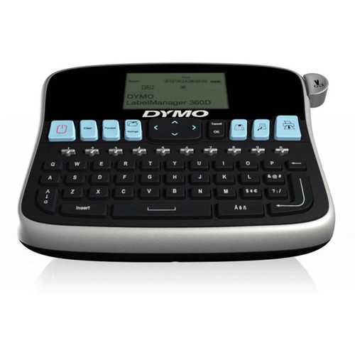 DYMO Dymo Label Manager 360D Label Maker, QWERTY Keyboard, LCD Display, Rechargeable Battery DYMO Dymo Label Manager 360D Label Maker, QWERTY Keyboard, LCD Display, Rechargeable Battery